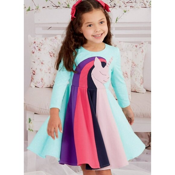 McCall's M8267 Girls 2 to 6 Knit Dresses in 3 styles Uncut Sewing Pattern New - Picture 3 of 8